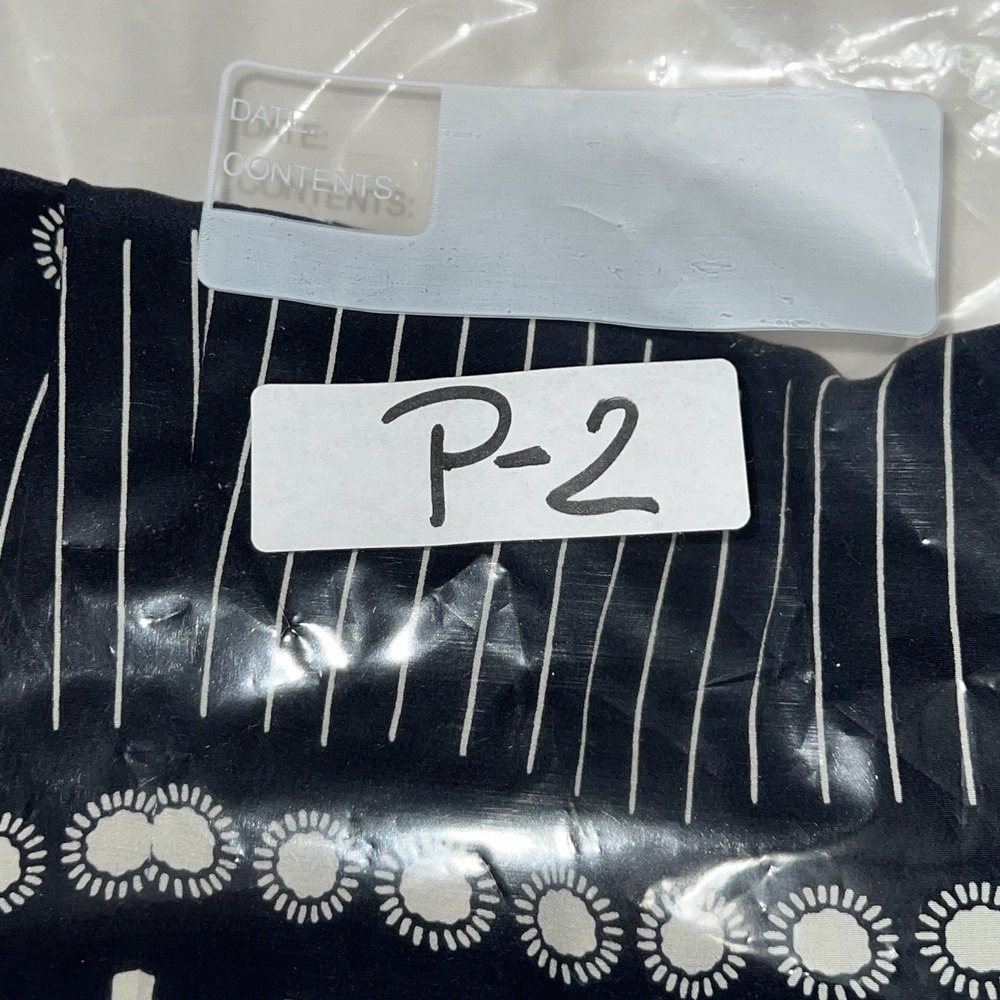 Steven Alan James Pants, Sun Dash Print Silk Navy Blue and White Graphic Size 4 - Picture 11 of 11